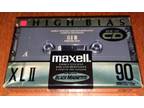 Maxell XL-II 90-minute Blank Audio Cassette NEW - Opportunity