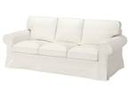 Ikea UPPLAND 3-Seat Sofa COVERS Slipcover Blekinge White - Opportunity