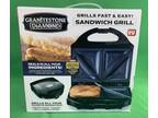 Granitestone Diamond Triple Layer Non-Stick Sandwich Grill - Opportunity