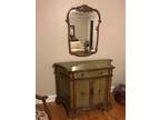 Green Chest and Matching Mirror $100 - Opportunity