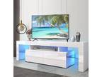 tv stand for 75 inch tv white with led lights - Opportunity
