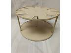 Vintage Sterilite beige Turn Table Lazy Susan Double plate - Opportunity