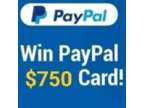 Act Now for a $750 PayPal Gift
