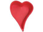 Red Silicone Heart Cake Bread Candy Candle Mold Cookware - Opportunity