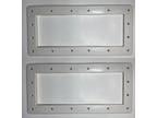 2 Pack Wide Mouth Skimmer Faceplate Sealing Frame White fr - Opportunity