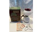 Vintage Glasbake Range-Tec Milk Glass 6-Cup vacuum coffee - Opportunity