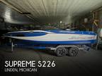 2017 Supreme S226 Boat for Sale