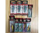 LOT OF 9❗️Rapala & Matzuo Lures Colors MIXED - Opportunity!
