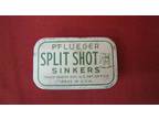 Vintage Pflueger Split Shot Sinkers in metal case #1 - Opportunity