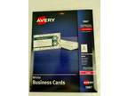 Avery 5881 White Business Cards 2" x 3.5" Lot of (3)160 Card - Opportunity