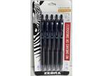 Zebra Sarasa Gel Retractable Refillable Pens 5 Pack Black No - Opportunity