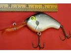 Vintage Fred C. Young Fishing Lure Silver & Black Shad Color - Opportunity