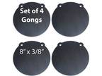 AR500 Steel Shooting Targets Lot of 4 Laser Cut 8" x 3/8" - Opportunity
