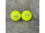Sponge Bob Square Pants Yellow Wilson Golf Balls Lot of 2