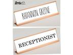 Deskplate Personalized Nameplate Rose Gold 2" X 8" Your
