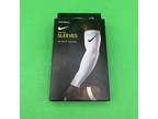 Nike Pro Dri Fit 3.0 Compression Football Arm Sleeves White - Opportunity