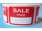 1000 Self-Adhesive Sale Price Rectangular Retail Labels - Opportunity