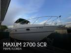 2001 Maxum 2700 SCR Boat for Sale