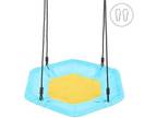40" Kids Giant Mat Platform Hexagon Web Swing With - Opportunity