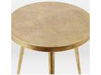 Casted Tripod Round Side Table (15" ) West Elm (antique - Opportunity