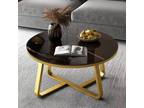 Nordic Coffee Table Living Room Luxury Gold Marble - Opportunity