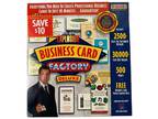 Business Card Factory Deluxe Software Art CD ROM Windows 95 - Opportunity