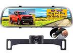 Backup HD 1080P 4.3 Inch Monitor Plate Rear View Mirror Cam - Opportunity