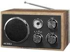 Victrola Wooden Desktop FM Radio with Bluetooth Farmhouse - Opportunity