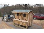 Chicken Coop 5 ft X 8 ft rustic rough sawed look! - Opportunity!