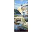 Trademark Fine Art 8 in. x 24 in. Inverness Boat Canvas Art - Part A -