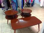 Vintage 3pc End Tables & Coffee Tables - - Opportunity