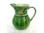 Vtg Southern Living At Home Pitcher Vase Gail Pittman Green - Opportunity