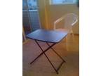 2 chairs and a side table - $5 (sheboygan) - Opportunity
