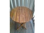 Wood Bistro Set - Can be used Inside or Outside -Table and 2 Chairs - -