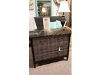Silver and Black Dresser - - Opportunity