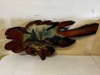 Vintage 1987 springfield Hand Painted Redwood Burl Wall - Opportunity