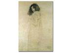 Trademark Fine Art 22 in. x 32 in. Portrait of a Young Woman 1896-97 Canvas Art