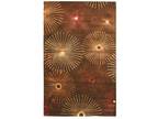 Home Decorators Collection Starburst Brown and Paprika 2 ft. 6 in. x 4 ft. 6 in.