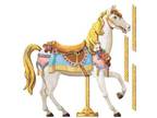 27 in. x 40 in. Carousel Horse 21-Piece Peel and Stick Giant Wall Decals -