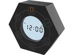 ZNEWTECH Hexagon Rotating Productivity Timer With Clock - Opportunity