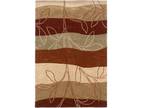 LR Resources Contemporary Rust and Ivory Rectangle 5 ft. x 7 ft. - Opportunity