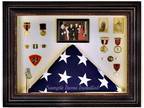 Military Shadow Box Display Case - Limited Quanity Pricing!