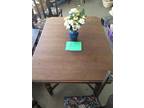 New Price Older Walnut Table and Chairs - - Opportunity