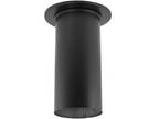 Dura Vent Dura Black 6 in. Single-Wall Chimney Stove Pipe Slip Connector with