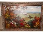 Landscape Oil Painting 86" by 62" Large Painting by George Lim - Opportunity