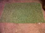 Green shag rug - $10 (Ottumwa IA ) - Opportunity