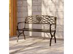 50" Patio Garden Bench Park Yard Outdoor Furniture Porch - Opportunity