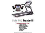 Sole F80 Treadmill - Opportunity