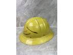 Vintage JACKSON PRODUCTS Yellow SH-1 Fiberglass Safety Hat /