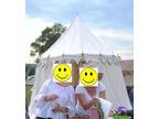 $1,600 Round Marquee Tent SCA Medieval - Opportunity!